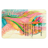 Friedliche Blume Fairy Flexible Foto Magnet (Horizontal)