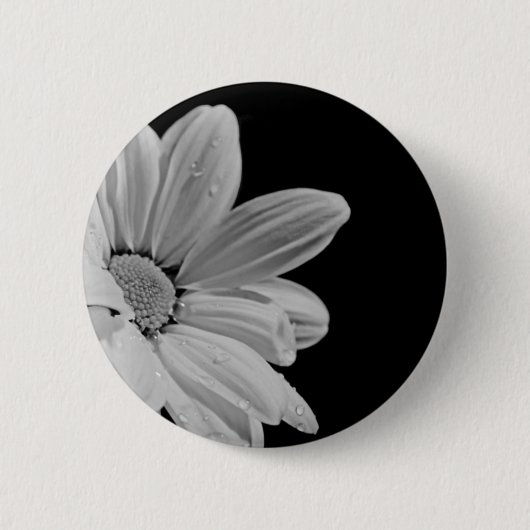Friedliche Blumen Button (Vorderseite)