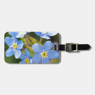 Friedliche Blumen vergessen mich nicht Gepäckanhänger