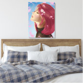 Friedliche Blüte Leinwanddruck (Insitu (Schlafzimmer))