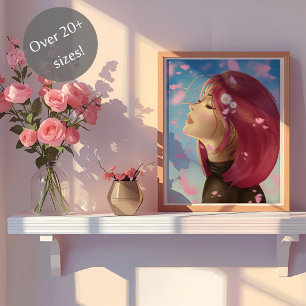 Friedliche Blüte Poster