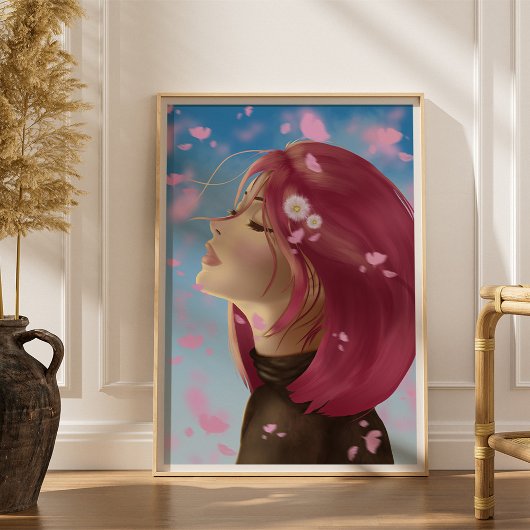 Friedliche Blüte Poster