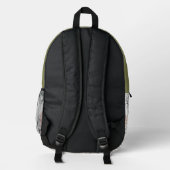 Friedliche Blütenblätter Bedruckter Rucksack (Rückseite)