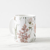 Friedliche Blütenblätter Kaffeetasse (Vorderseite Links)