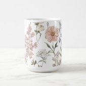 Friedliche Blütenblätter Kaffeetasse (Mittel)