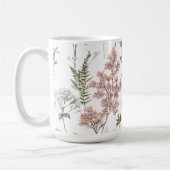 Friedliche Blütenblätter Kaffeetasse (Links)