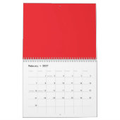 Friedliche Blütenblätter Kalender (Feb 2027)