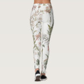 Friedliche Blütenblätter Leggings (Rückseite)