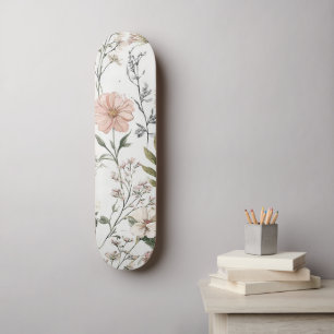 Friedliche Blütenblätter Skateboard