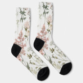 Friedliche Blütenblätter Socken (Rechts)