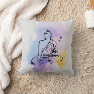 Friedliche Buddha-Meditation Pillow Kissen