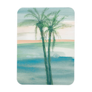 Friedliche Dämmerung tropisch Magnet