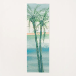 Friedliche Dämmerung tropisch Yogamatte