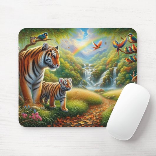 Friedliche Dschungelbilder Mousepad (Mit Mouse)