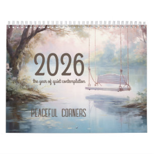 Friedliche Ecken für ruhige Kontemplation Kalender