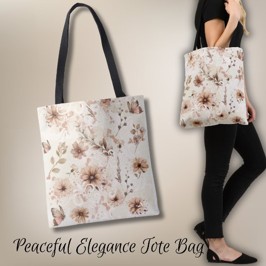 Friedliche Eleganz Tasche
