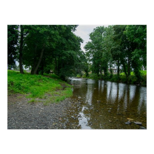 Friedliche Elwy-Küste in St. Asaph Poster (Vorderseite)