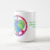 Friedliche Embrace Earth Kaffeetasse (Mittel)