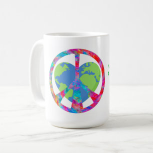 Friedliche Embrace Earth Kaffeetasse