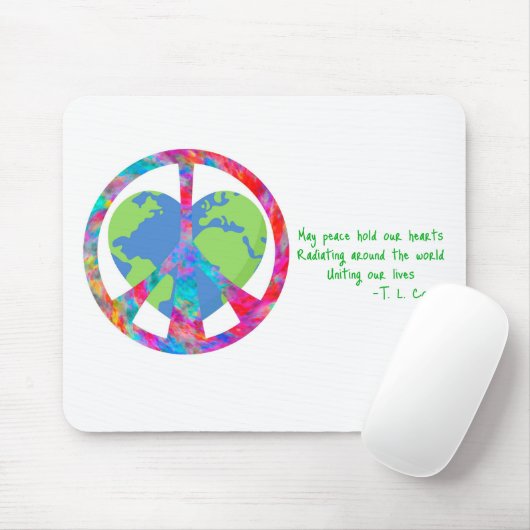 Friedliche Embrace Earth Mousepad (Mit Mouse)