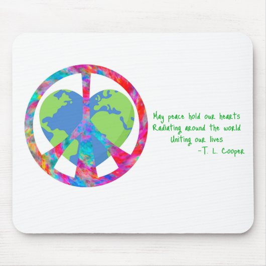 Friedliche Embrace Earth Mousepad (Vorne)