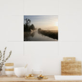 Friedliche Entspannung früh morgens Sonnenaufgang Poster (Küche)