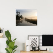 Friedliche Entspannung früh morgens Sonnenaufgang Poster (Heimbüro)
