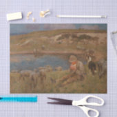 Friedliche Erholung von Edward Stott Seidenpapier (Handwerk)