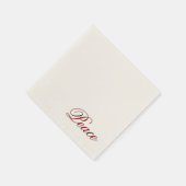 Friedliche Feiertage Papiertücher Serviette (Ecke)