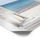 Friedliche Fensteransicht Fotodruck (Ecke)