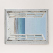 Friedliche Fensteransicht Puzzle (Horizontal)