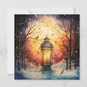 Friedliche Festliche Wunder Feiertagskarte