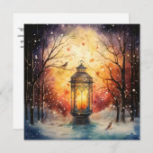 Friedliche Festspiele Feiertagskarte (Vorne/Hinten)