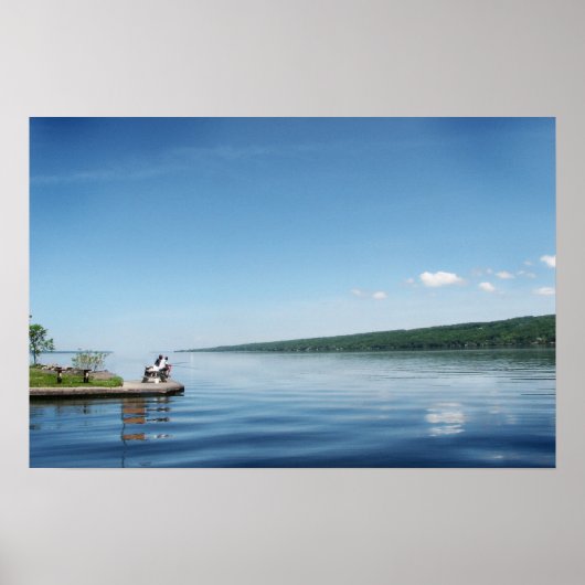 Friedliche Fischer Poster (Vorne)