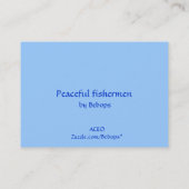 Friedliche Fischerei ATC Visitenkarte (Rückseite)