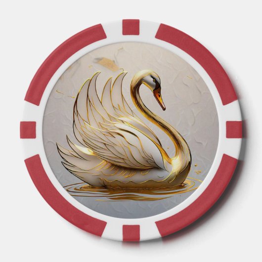 "Friedliche Flucht aus dem Chaos" Pokerchips (Vorderseite)