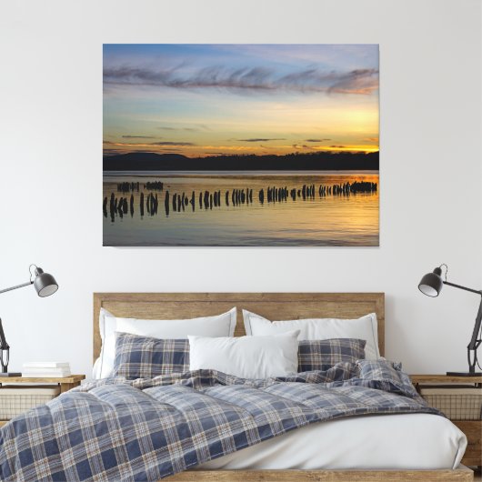 Friedliche Flusslandschaft Leinwanddruck (Insitu (Schlafzimmer))