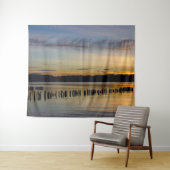 Friedliche Flusslandschaft Wandteppich (Beispiel (Horizontal))
