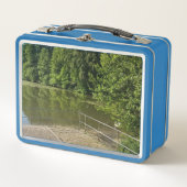 Friedliche Flussufer-Naturlandschaft Lunch Box (Vorderseite)