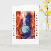 Friedliche Geburtstagskarte Karte (Gelbe Blume)