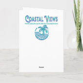 Friedliche Geburtstagswünsche | Segelboot Karte (Rückseite)