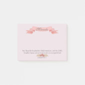 Friedliche Gedanken christlich Post-it Klebezettel (Vorderseite)