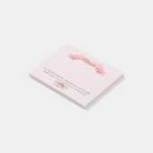 Friedliche Gedanken christlich Post-it Klebezettel (angewinkelt)