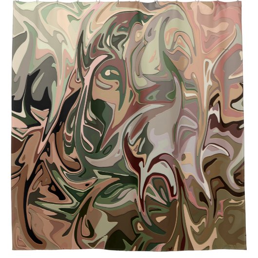 Friedliche Gefühle...... Duschvorhang (Vorderseite)