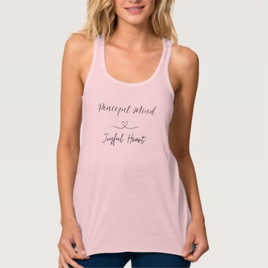 Friedliche Geistesfrauen Tank Top (Vorderseite)