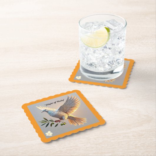 "Friedliche Geistesrauschen" Untersetzer (Vor Ort)