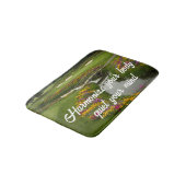 Friedliche Golfkunst Badematte (Schrägansicht)