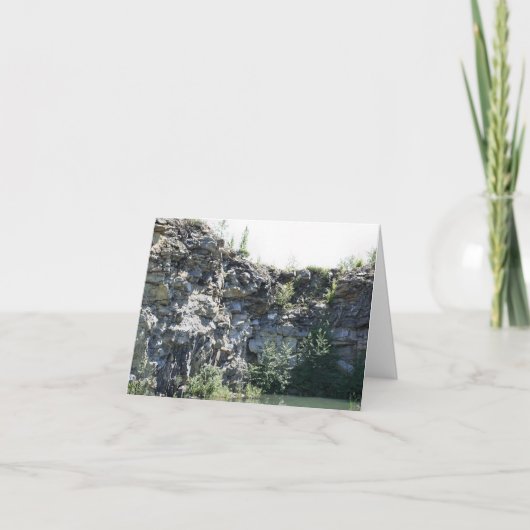 Friedliche Granitsteinbruch-Wand Natur (Vorderseite)