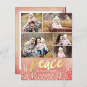 Friedliche Gruß-Urlaubskarte Postkarte (Vorne/Hinten)