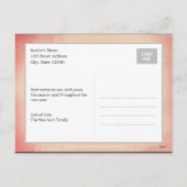 Friedliche Gruß-Urlaubskarte Postkarte (Rückseite)